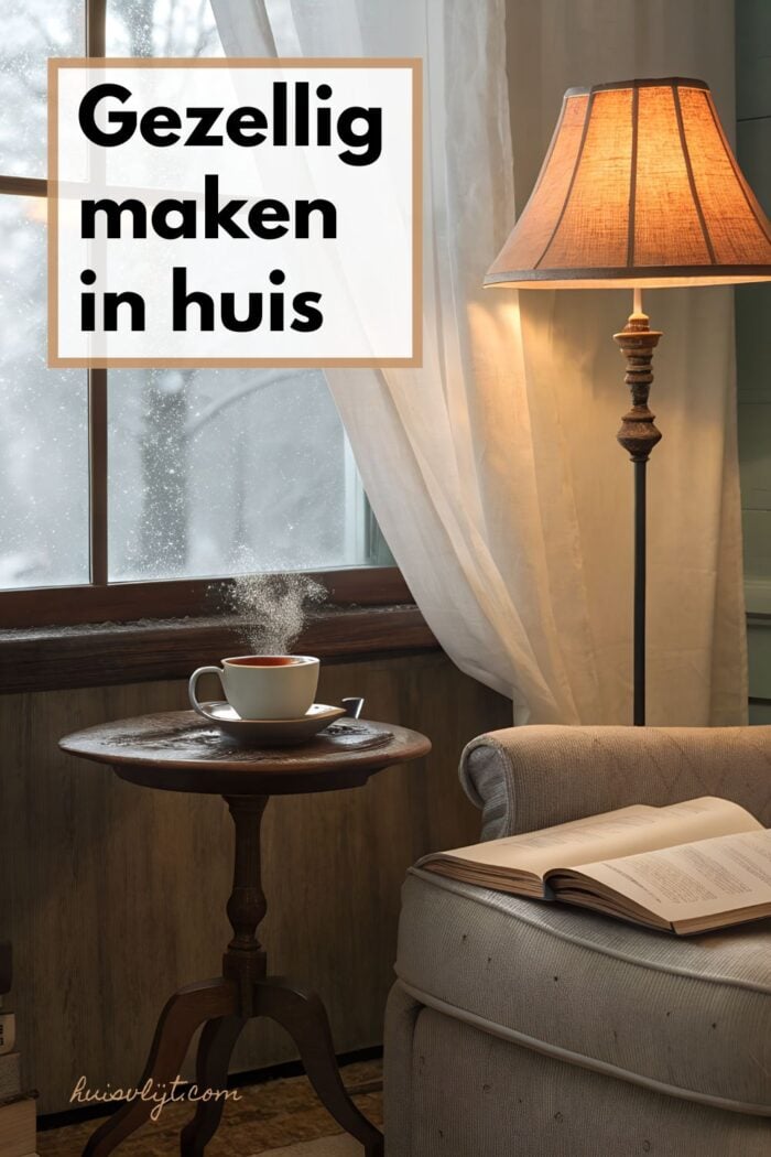 gezellig maken in huis