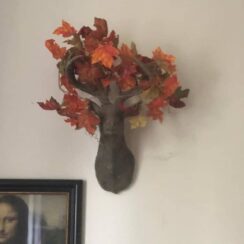 Mijn hertenkop heeft de herfst in het hoofd!