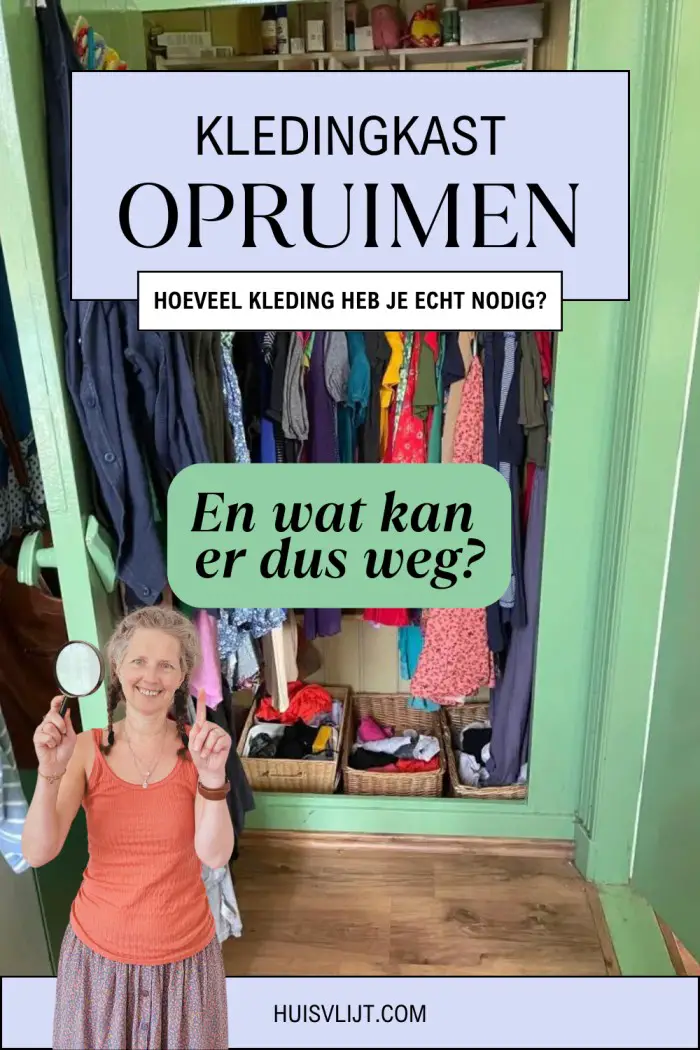 kledingkast opruimen