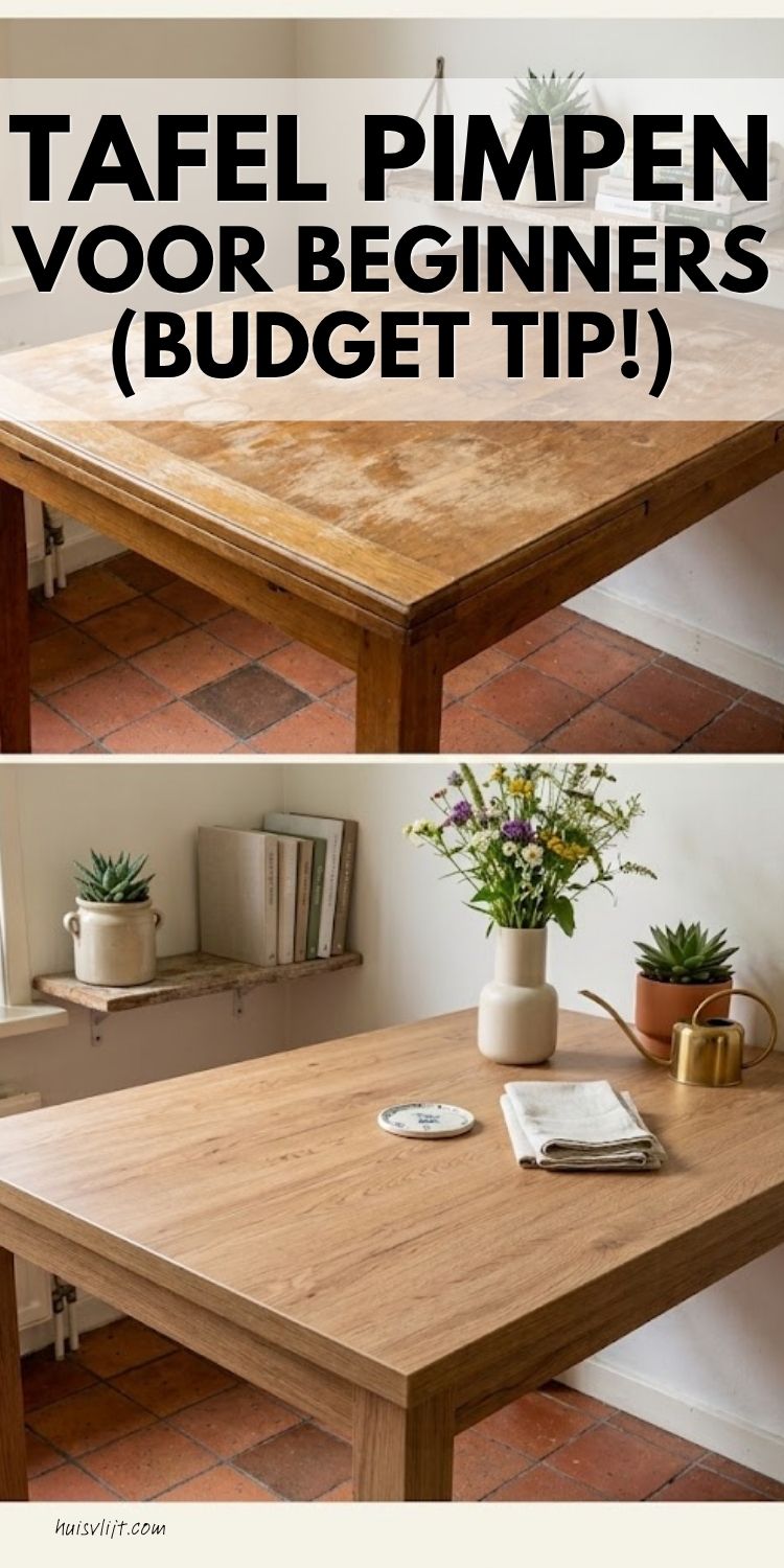 Tafel bekleden: 4 goedkope manieren om je tafel een nieuwe look te geven 1 tafel pimpen