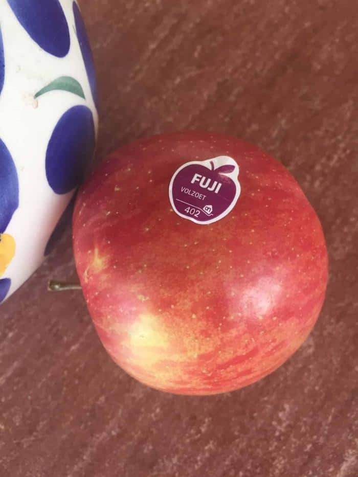 Snoep verstandig eet een appel