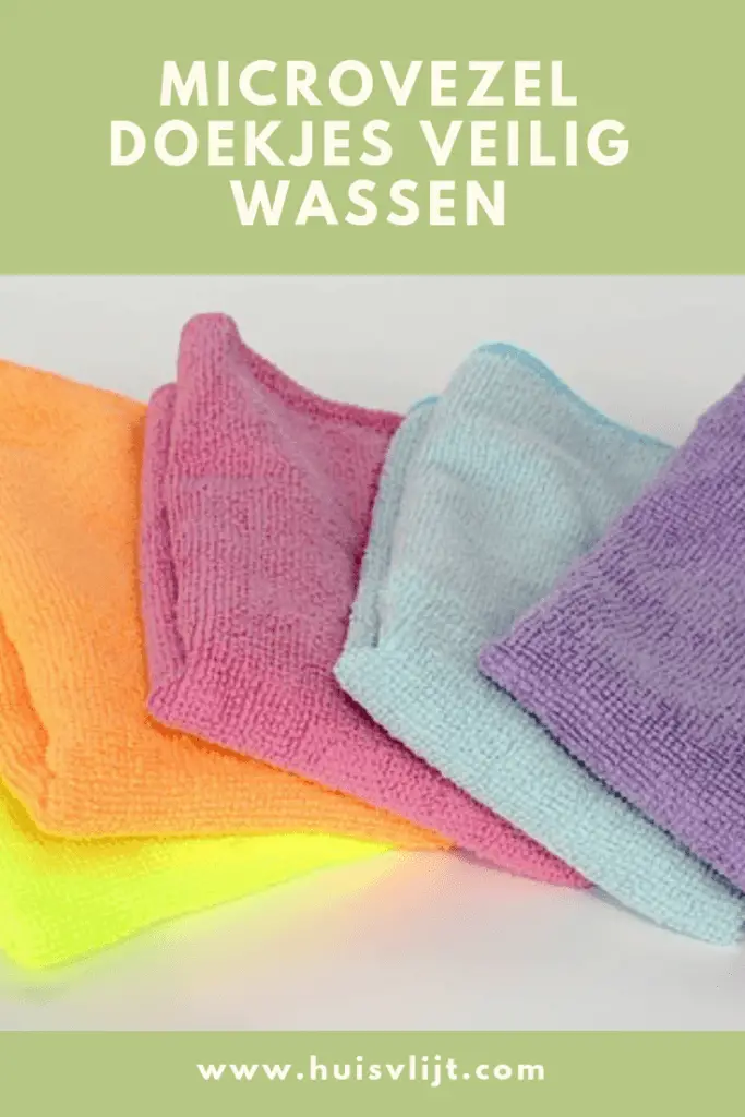 Microvezeldoekjes wassen