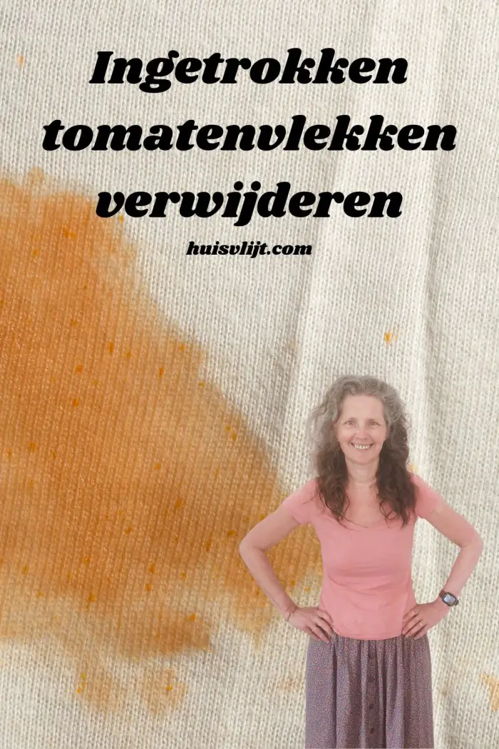 tomaten vlekken verwijderen