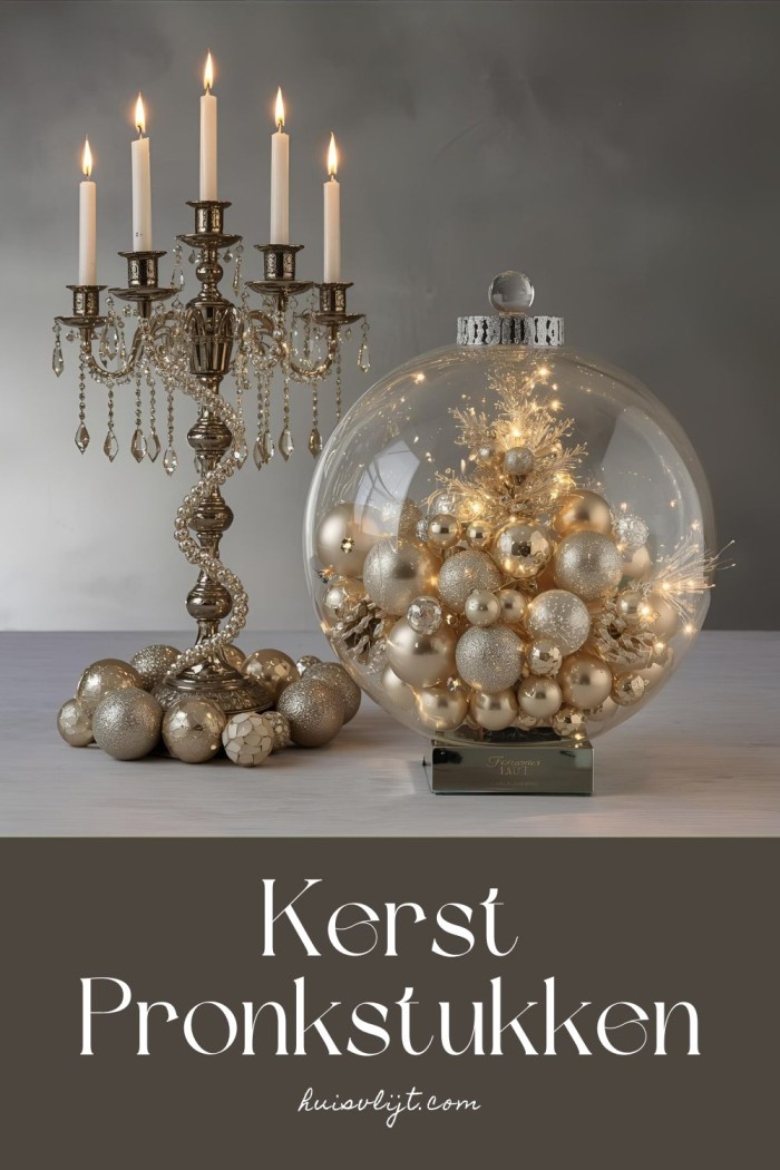 kerst pronkstukken tafel