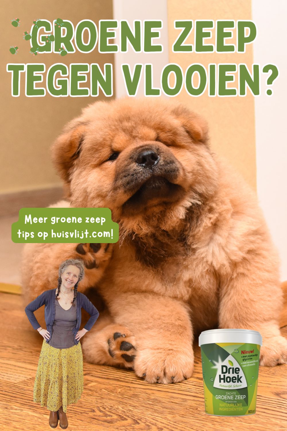groene zeep tegen vlooien