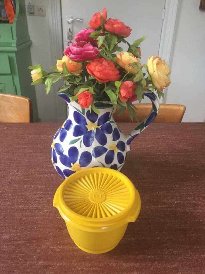 Tupperware koekjesdoos toen en nu 8 Tupperware bakje