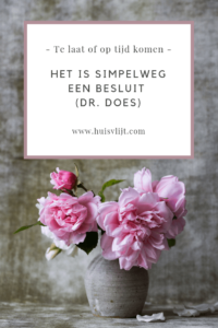 te laat komen