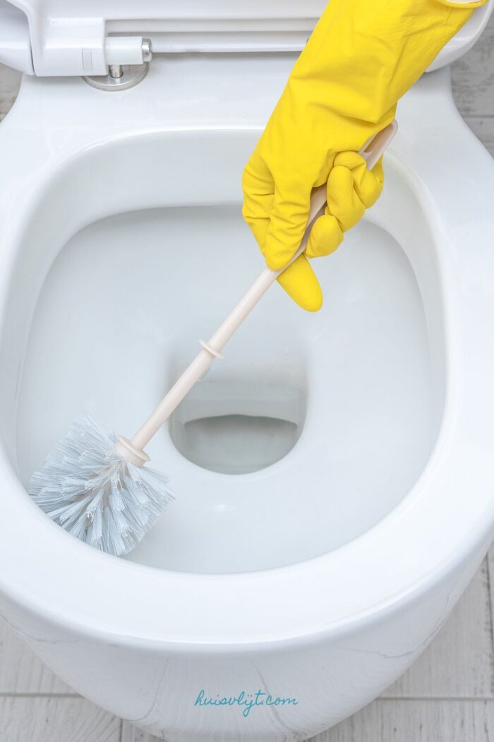 toiletten schoonmaken