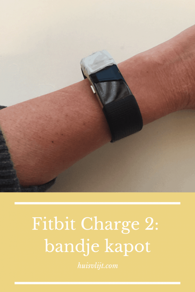 Fitbit charge 2 bandje kapot