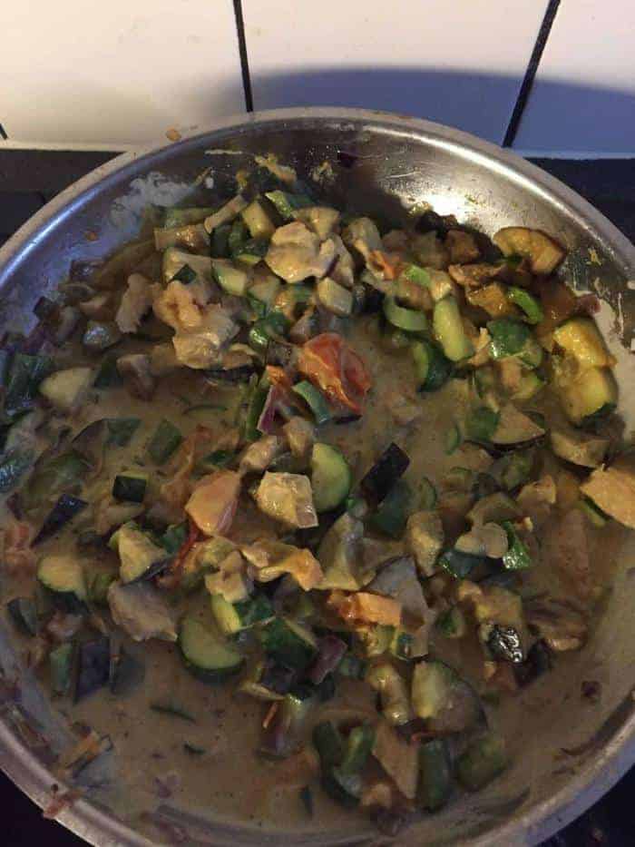 Lidl verspakket groene curry