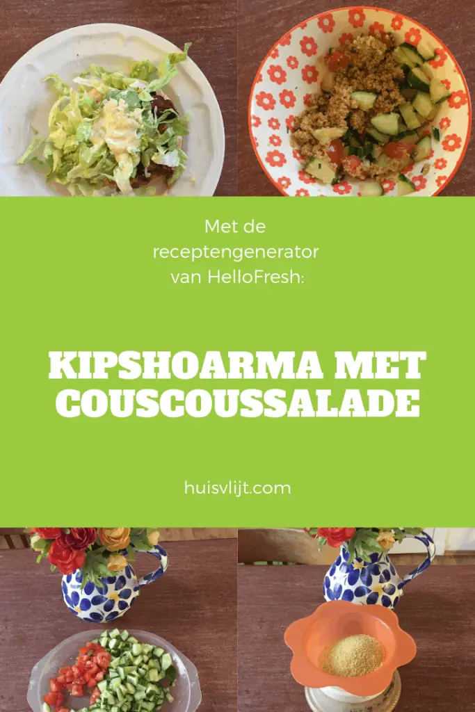Hello Fresh recepten Kipshoarma met couscoussalade