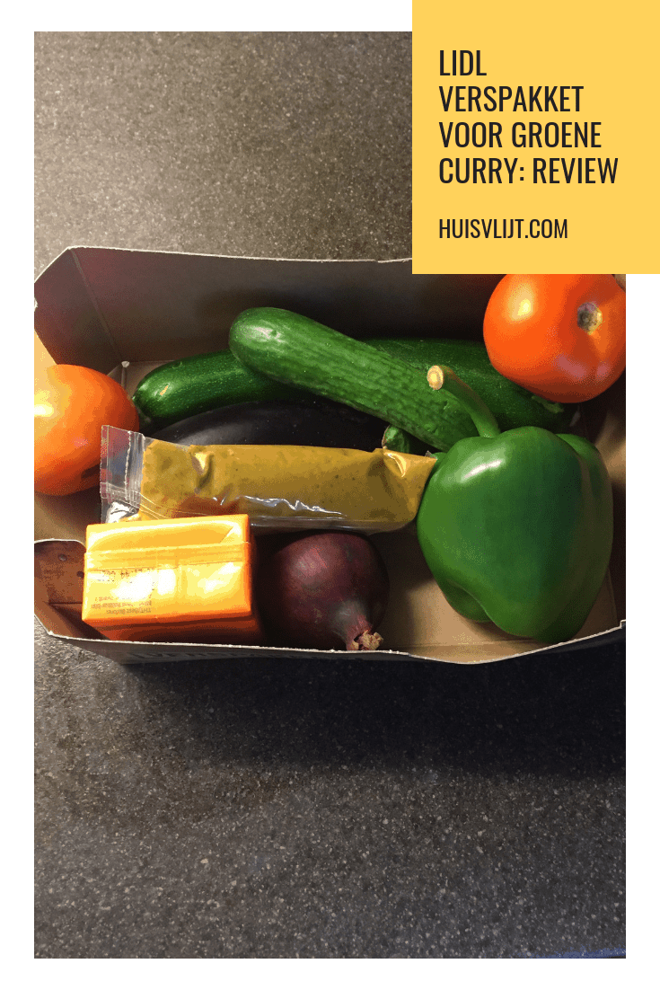Lidl verspakket voor groene curry: review