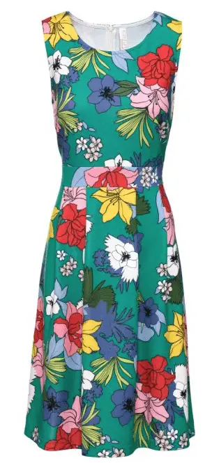 Waarom ik deze bloemetjes jurk niet kocht 9 Bloemenjurk Bonprix