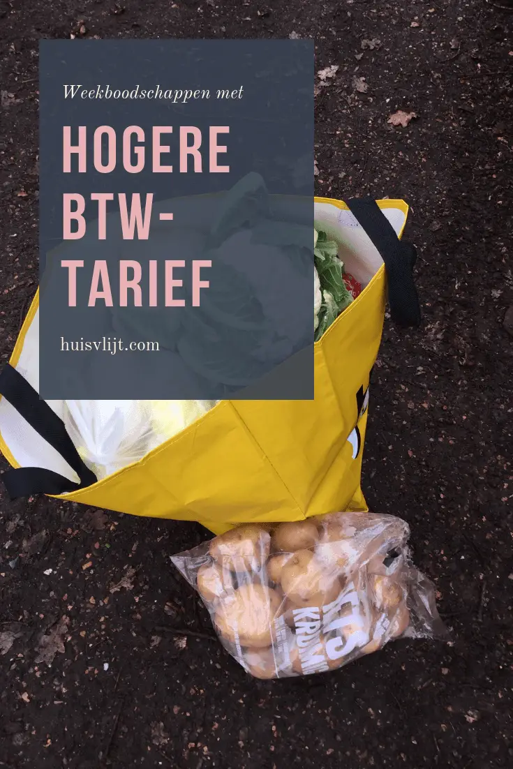 Weekboodschappen met hoog BTW tarief: dat viel mee