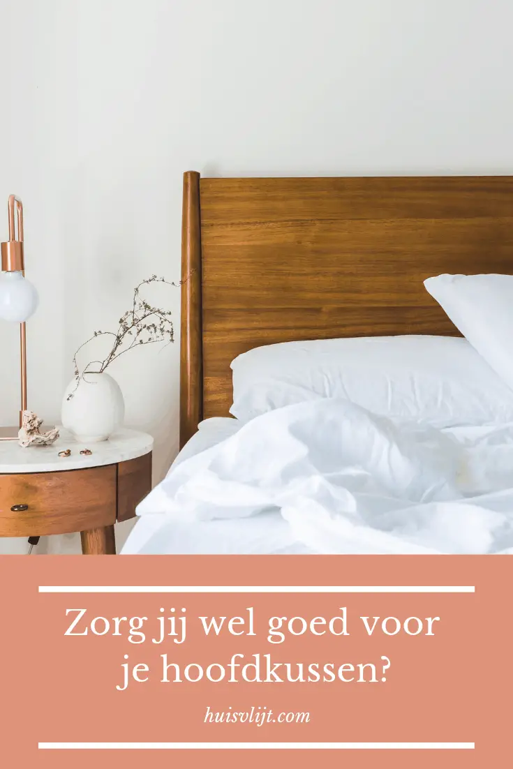 Hoofdkussen wassen