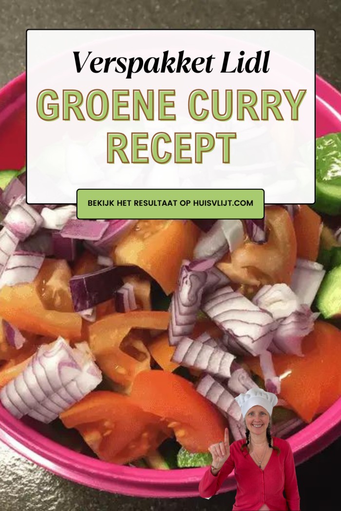 groene curry kip