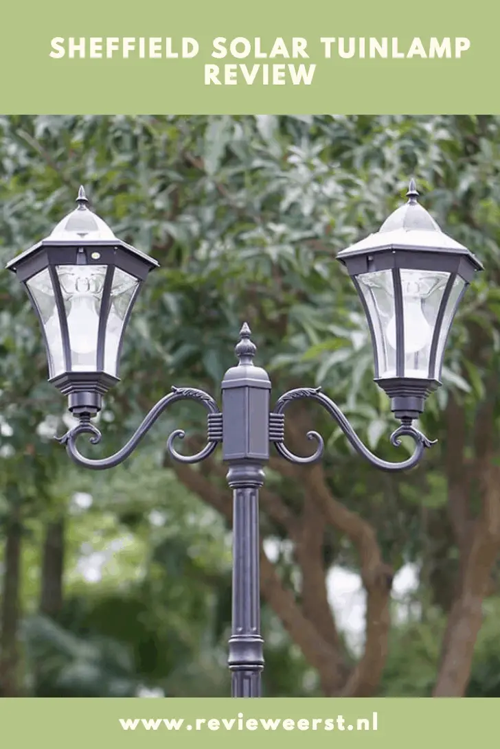 Solar tuinlamp na een paar maanden: review