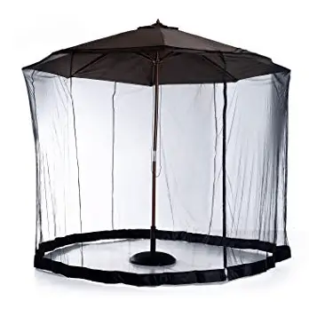 Parasol met muggen net