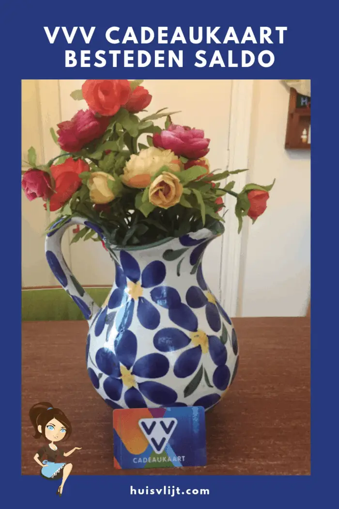 vvv cadeaukaart besteden saldo