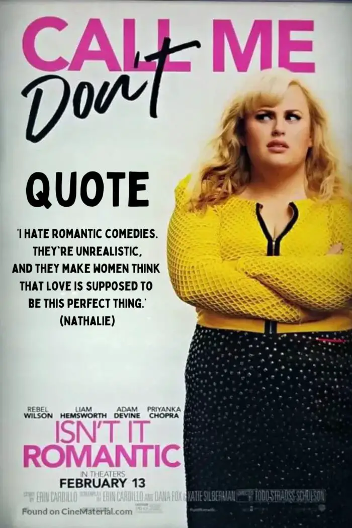 isn't it romantic quotes