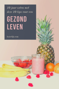 Gezond leven tips