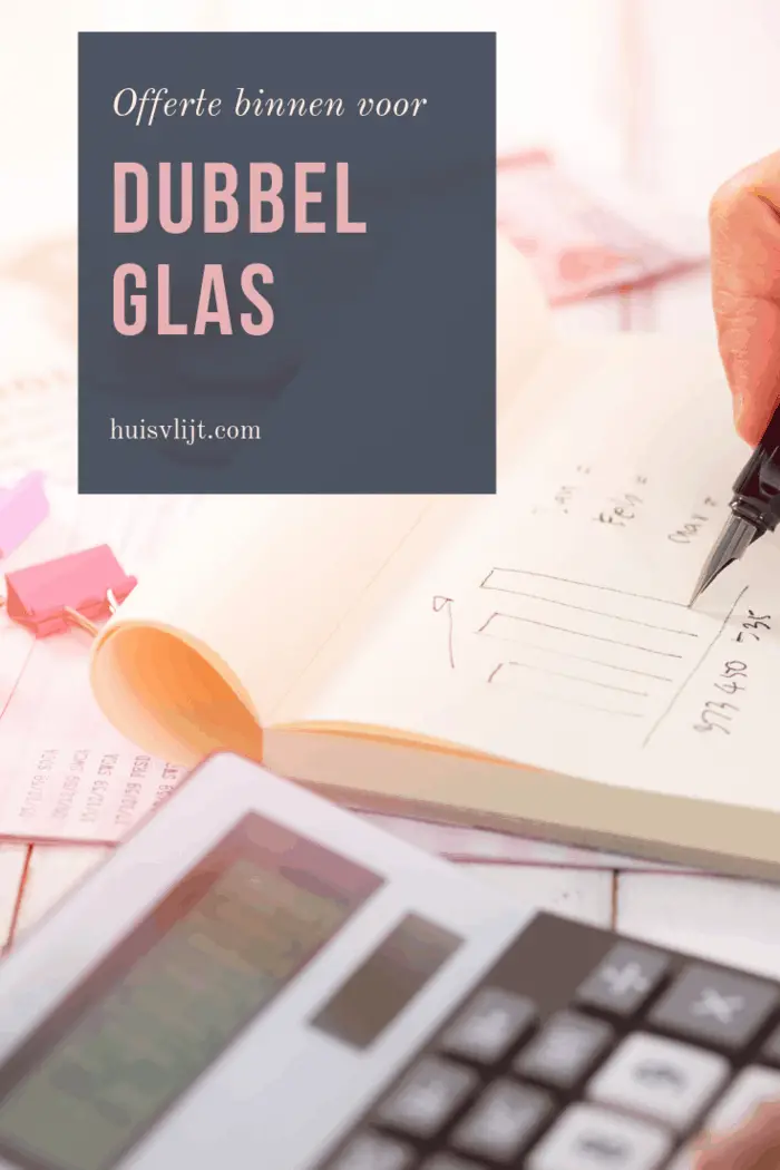 Offerte dubbel glas in bestaande kozijnen binnen