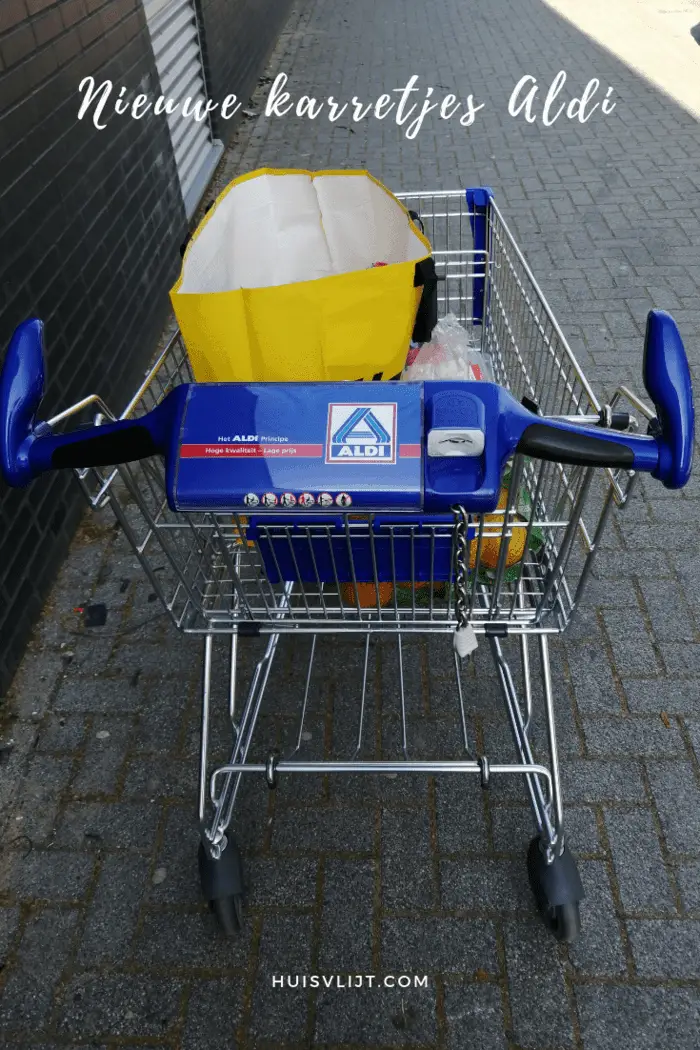 Nieuwe winkelwagentjes de Aldi -