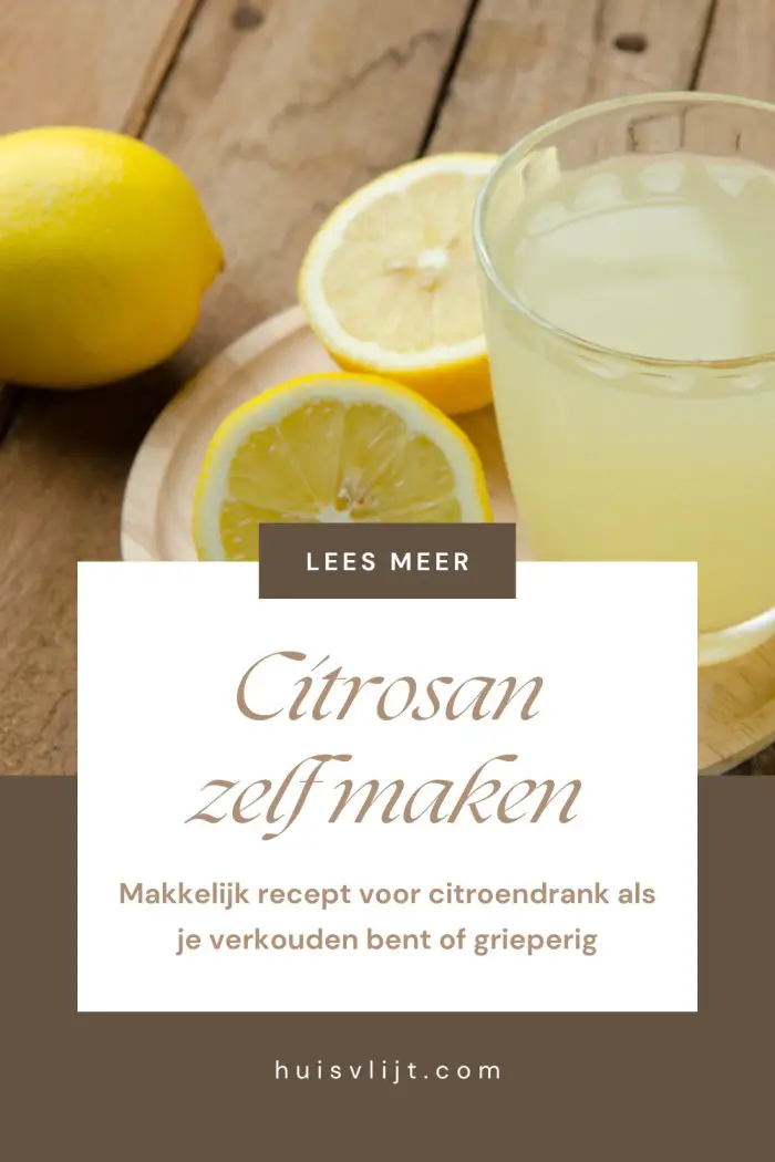 zelf een citroendrankje maken