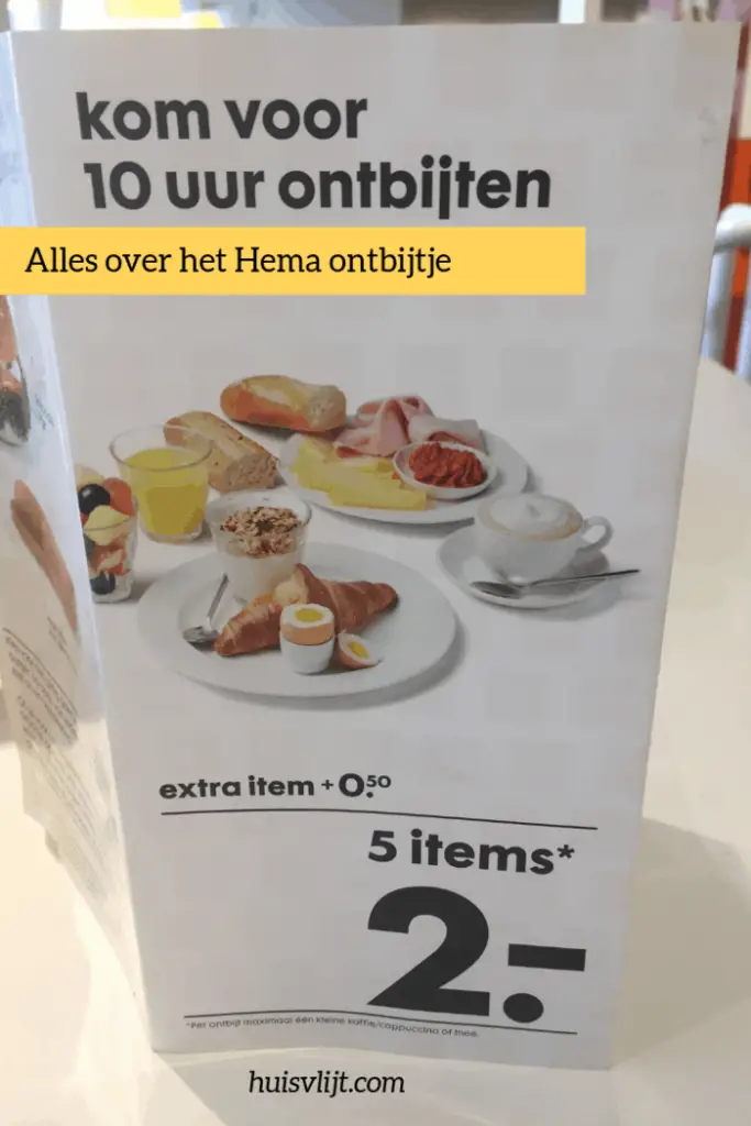 Hema ontbijt 2023: geen vaste lage prijs meer! 2 Hema ontbijt