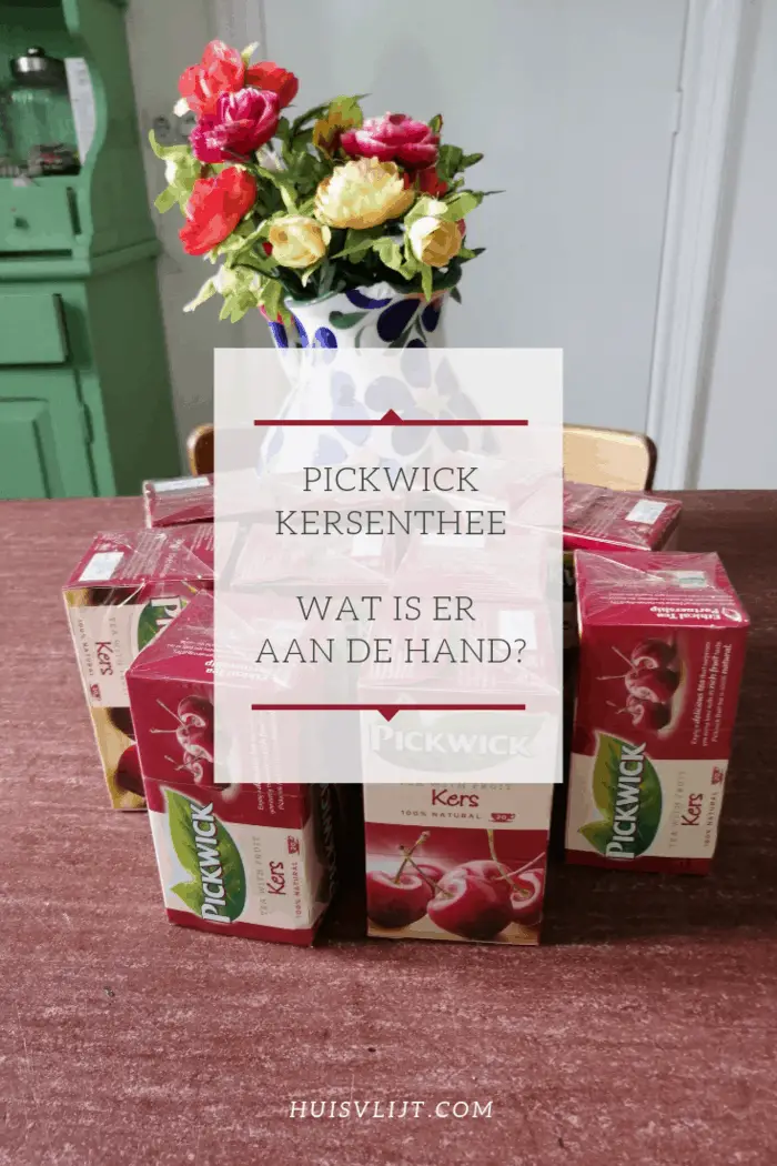 Pickwick kersenthee: watskeburt?! Ik vroeg het na.