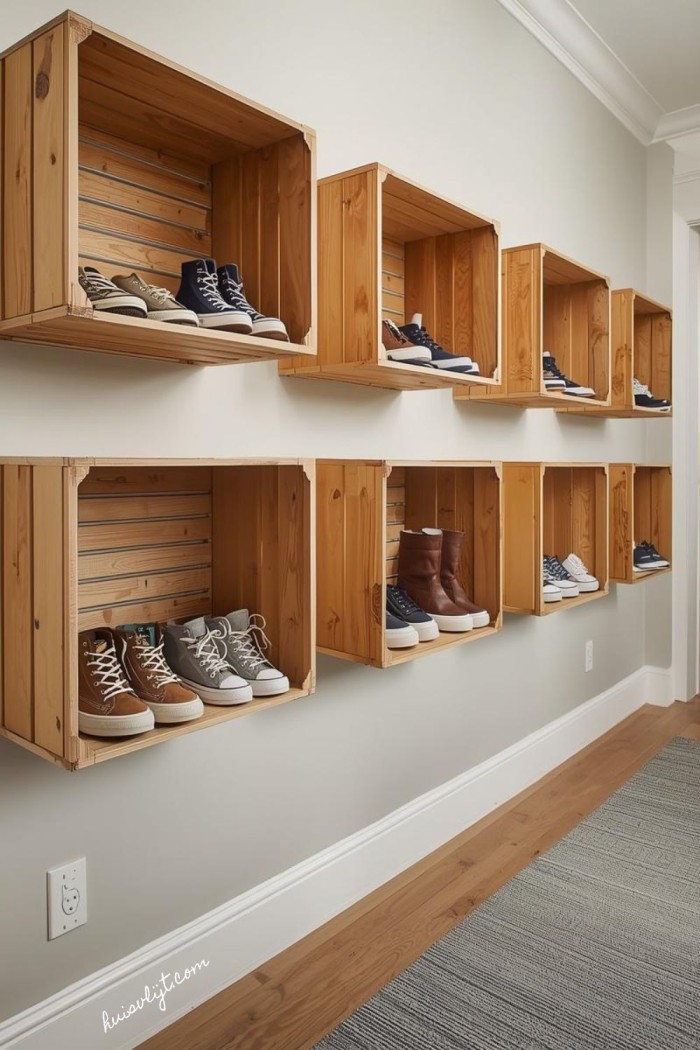 schoenen opbergen