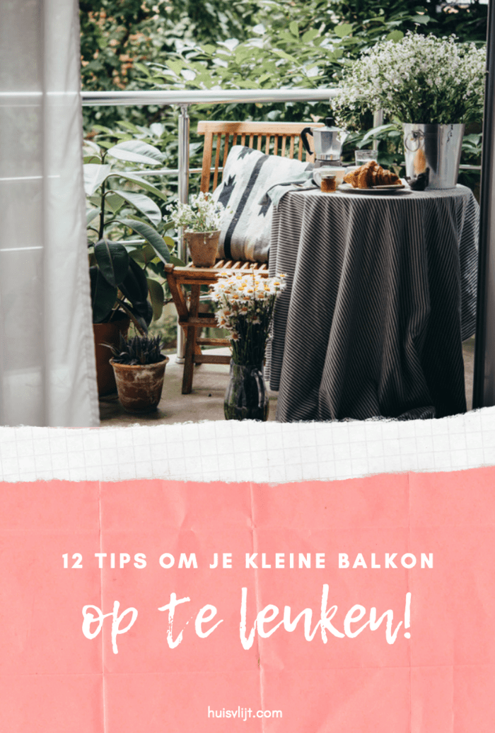 Balkon inspiratie: Je balkon gezellig maken 12 tips