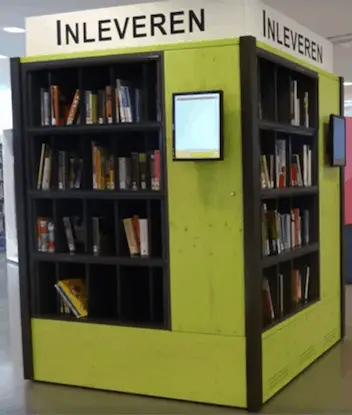 De intelligente inleverkast bij de bibliotheek 2 Inleverkast