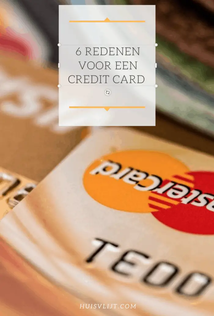 voordelen van een creditcard