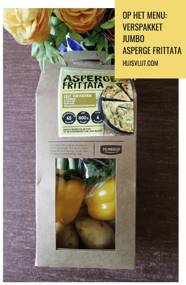 Gekocht: verspakket van de Jumbo voor asperge frittata
