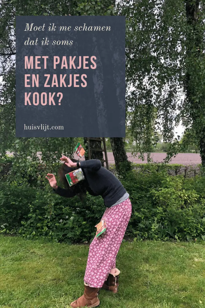 Moet ik me schamen dat ik soms met pakjes en zakjes kook?