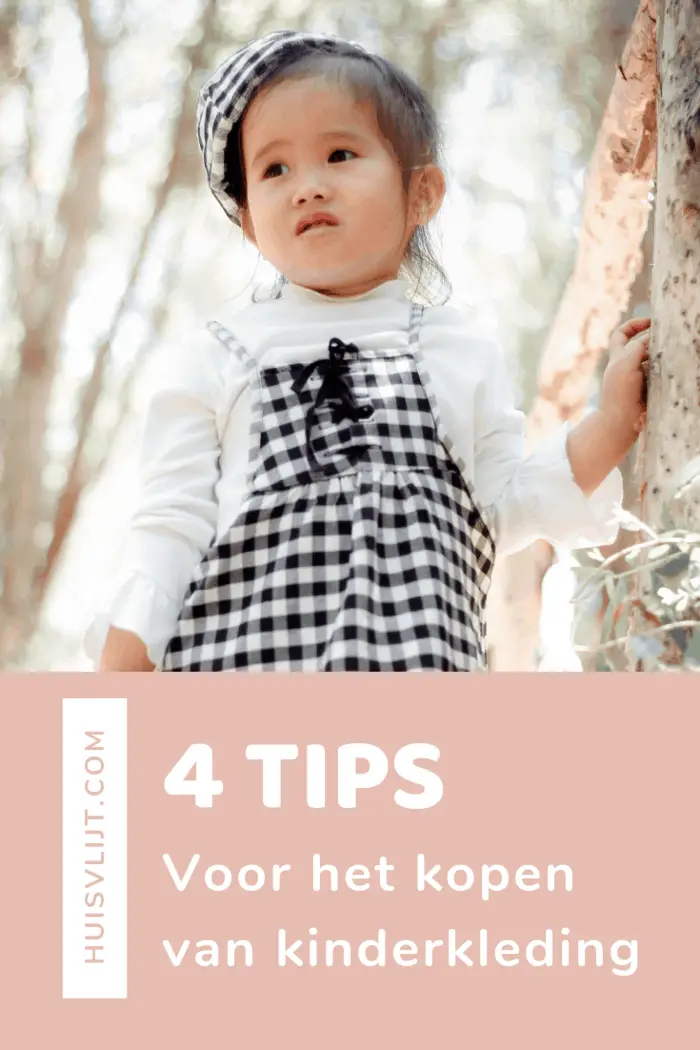 4 tips voor het kopen van kinderkleding