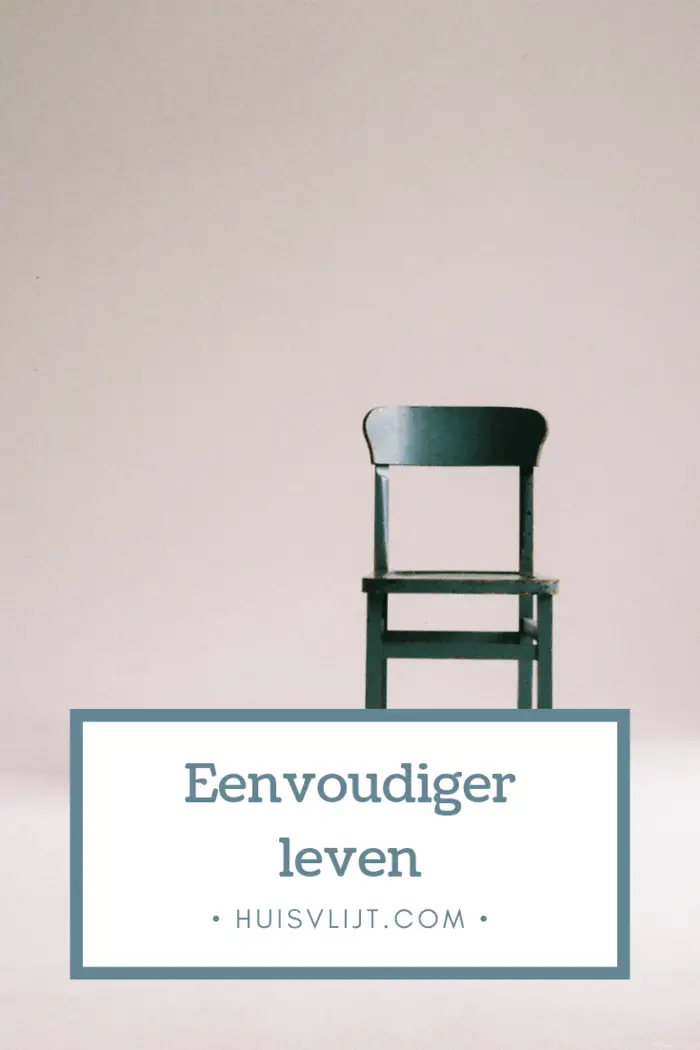 Eenvoudiger leven