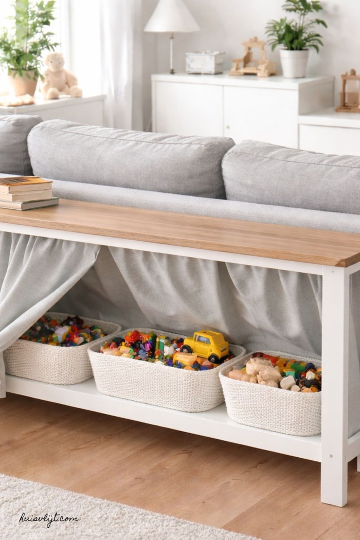 speelgoed opbergen kleine kamer