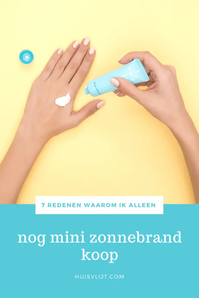 mini zonnebrand