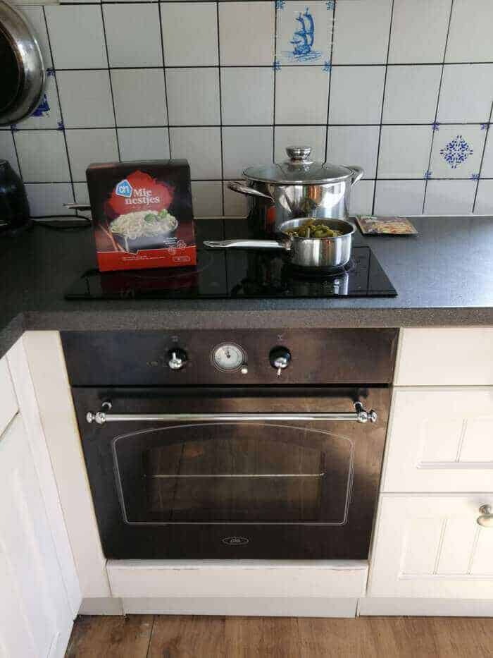 koken tussen de middag