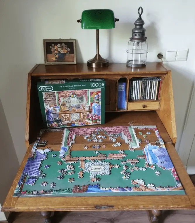 Help, mijn man zit steeds aan mijn puzzel! 1 puzzel