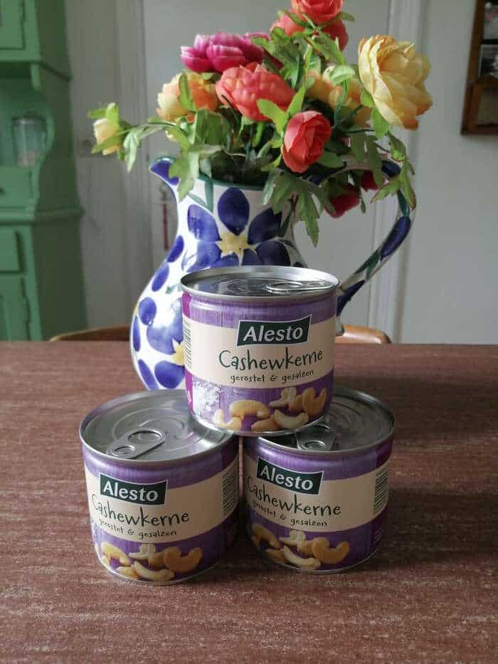 cashewnoten lidl in blikje