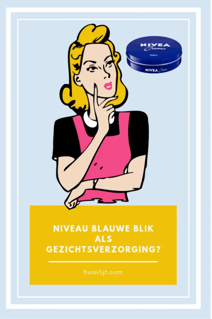 Blauwe Nivea als dagcreme