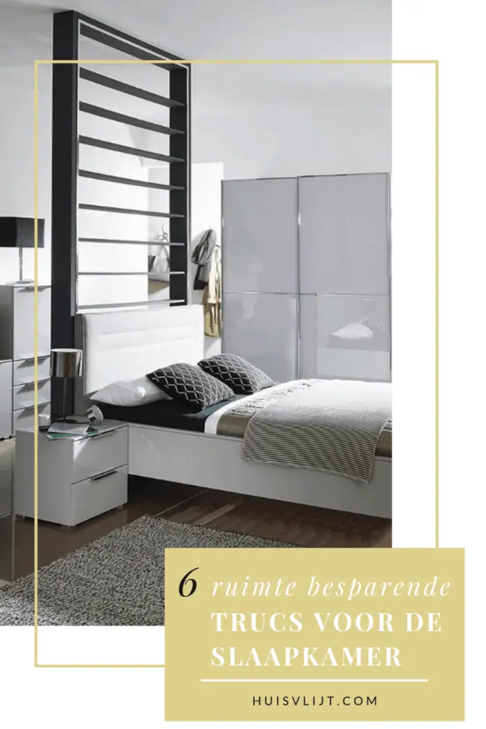 6 Ruimtebesparende tips in je slaapkamer