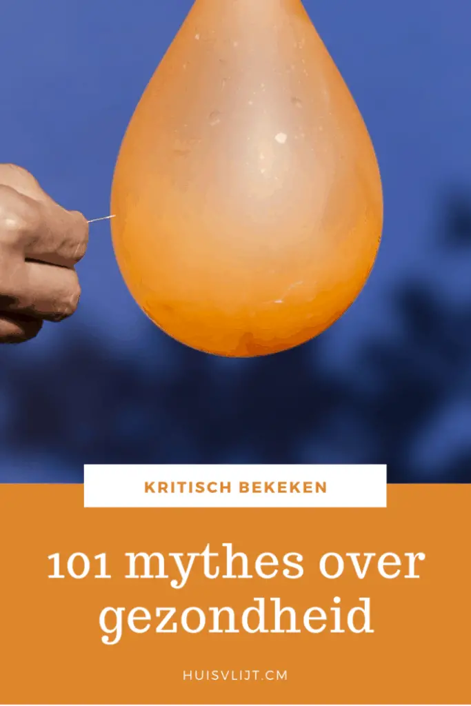 101 mythes over gezondheid