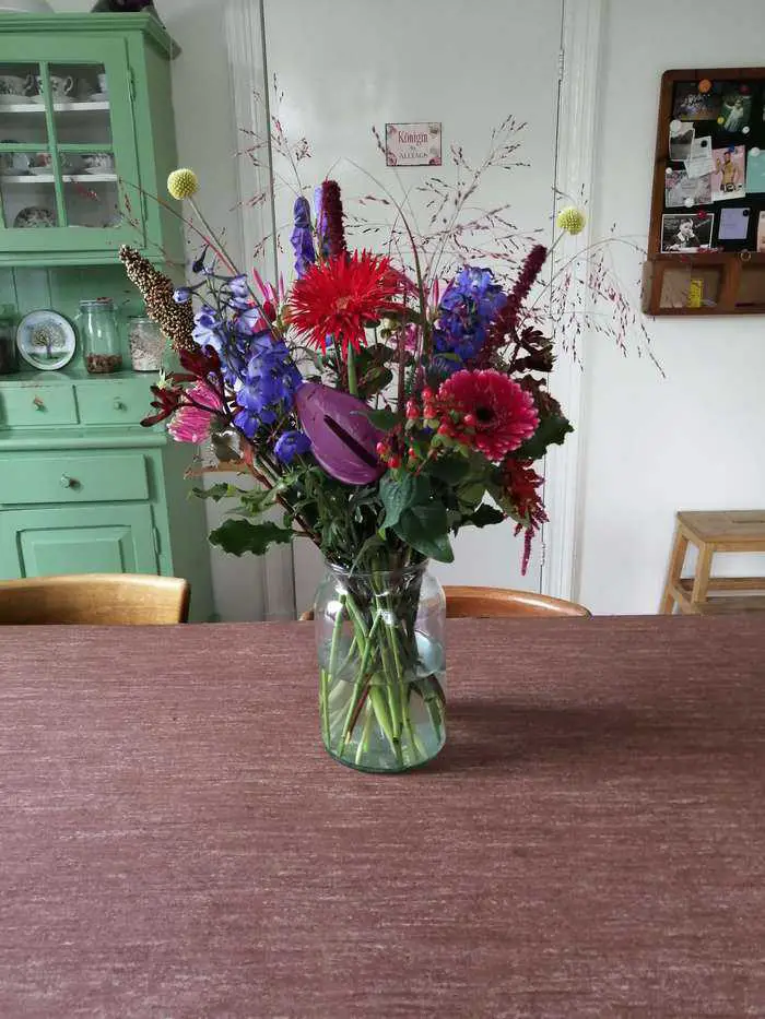 Bloemen in vaas