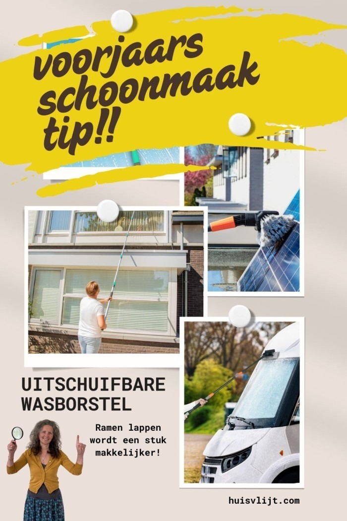 uitschuifbare wasborstel