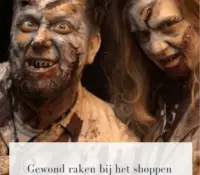 Gewond bij het winkelen…