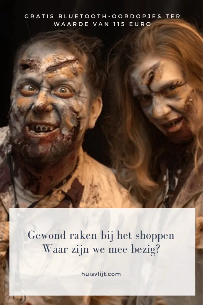 Gewond bij het winkelen...